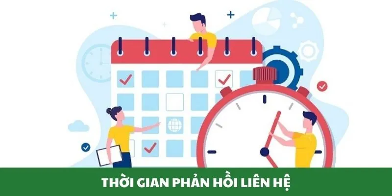 Thời gian phản hồi của các phương thức liên hệ