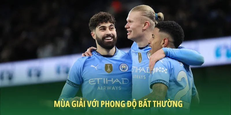 Man City đang có mùa giải không như ý với phong độ thất thường