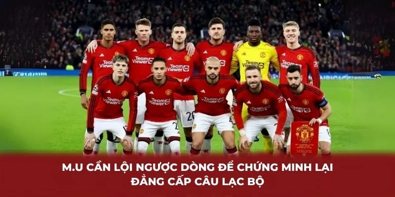 M.U cần lội ngược dòng để chứng minh lại đẳng cấp câu lạc bộ