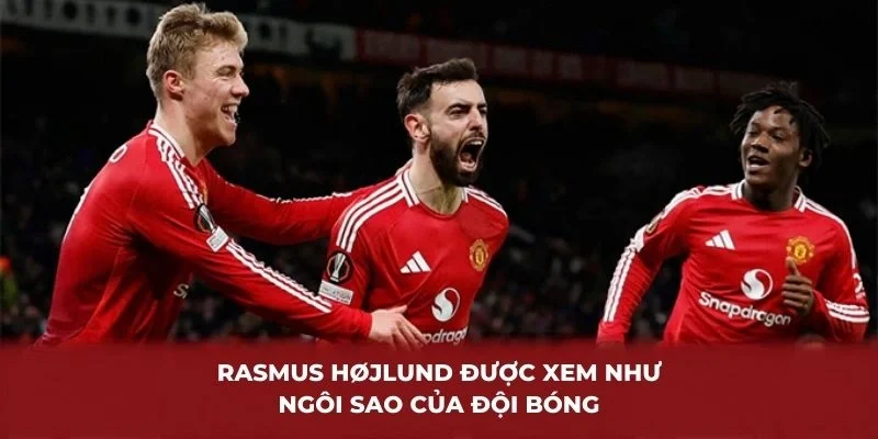 Rasmus Højlund được xem như ngôi sao của đội bóng